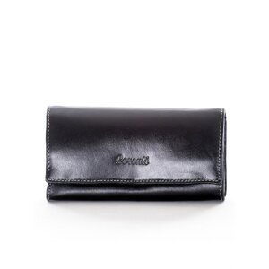 Women´s black oblong wallet