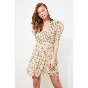 Trendyol Multicolored Double Breasted Dress