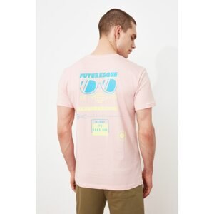 Trendyol Powder Men's Regular Fit Short Sleeve Printed T-Shirt