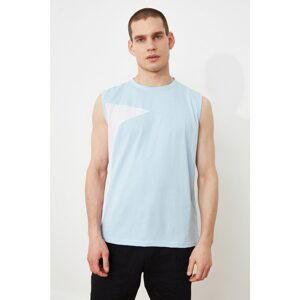 Trendyol Blue Men's Regular Fit Undershirt