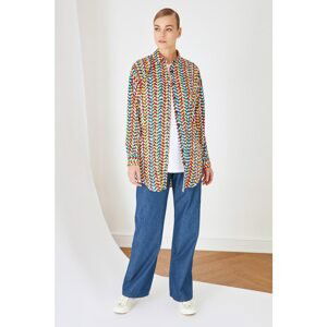 Trendyol Multi Color Shirt Collar Tunic