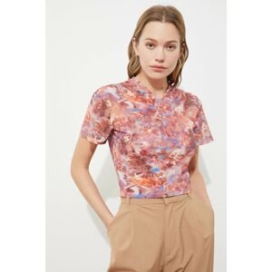 Trendyol Multicolor Tulle Knitted Blouse