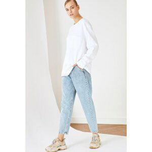 Trendyol Gray Skinny Mom Jeans