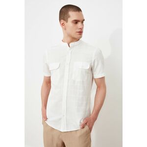 Trendyol White Men's Slim Fit Shirt