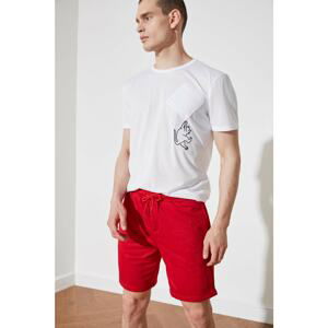 Trendyol Red Men's Regular Fit Shorts & Bermuda