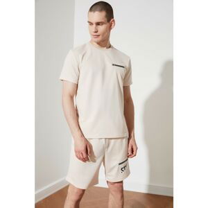 Trendyol Beige Men's Tracksuit