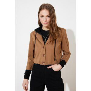 Trendyol Jacket - Brown - Regular fit