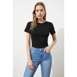 Trendyol Black Knitted T-Shirt