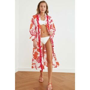 Dámske kimono Trendyol Floral patterned