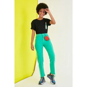 Trendyol Green High Waist Bootcut Jeans