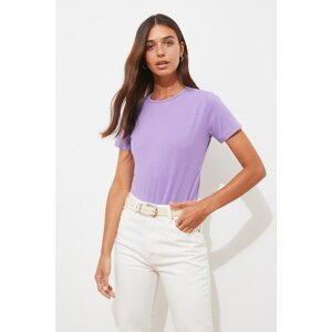 Trendyol Lilac Snap-On Knitted Body