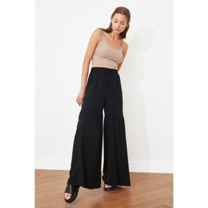 Trendyol Black Wide Leg Trousers