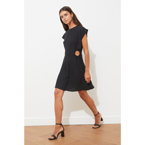 Trendyol Black Cut Out Detailed Dress