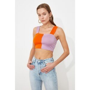 Trendyol Multicolored Crop Knitted Blouse