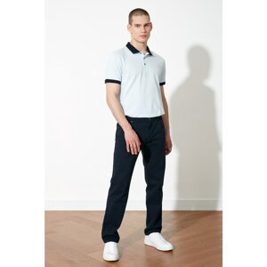 Trendyol Navy Blue Men's Belt-Waist Trousers