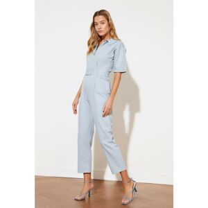 Trendyol Blue Belt Jumpsuit