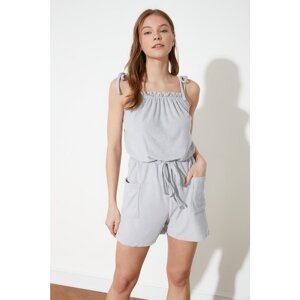 Trendyol Gray Knitted Jumpsuit