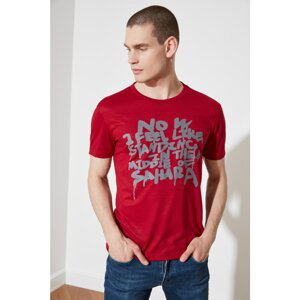 Trendyol Claret Red Men's Regular T-Shirt