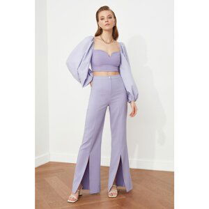 Trendyol Lilac Slit Trousers