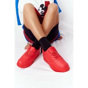 Women's Sport Shoes On A Platform Red This Is Me
