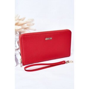 Large Leather Wallet Big Star HH674003 Red