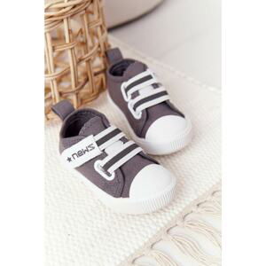 Children's Sneakers With Velcro Grey News