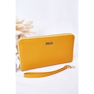 Large Leather Wallet Big Star HH674001 Yellow