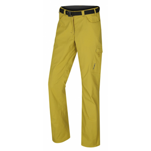 Women's outdoor pants Kahula L yellow-green