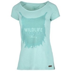 Women's T-shirt Lynx L Turquoise
