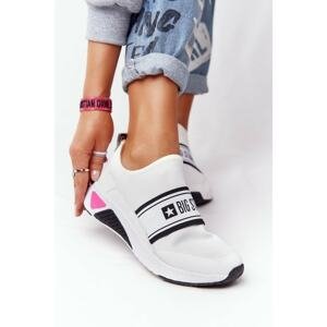 Women's Slip-On Sneakers Memory Foam Big Star HH274538 White