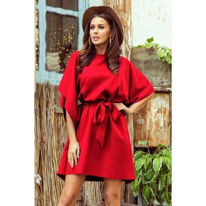 287-3 SOFIA Butterfly dress - RED