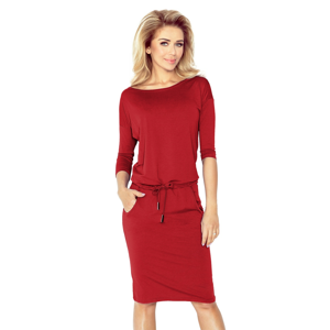 13-66 Sports dress - Burgundy color