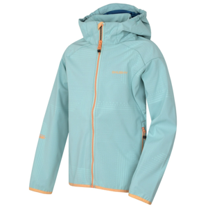 Children&#39;s softshell jacket Zally Kids sv. turquoise