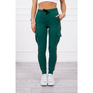 Trousers cargo green