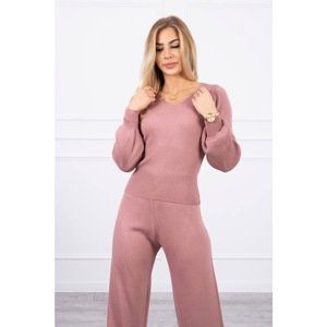 Sweater set dark pink