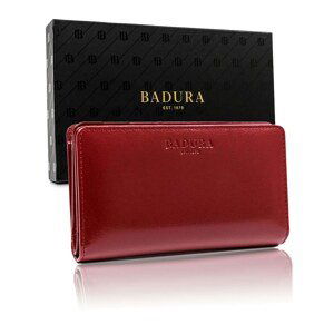 BADURA Red oblong men´s wallet