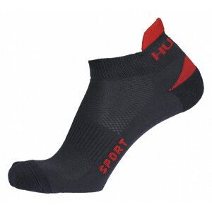 HUSKY Sport socks anthracite/red