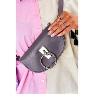 Small Purse Kidney Bag 2in1 Bruno Rossi Grey