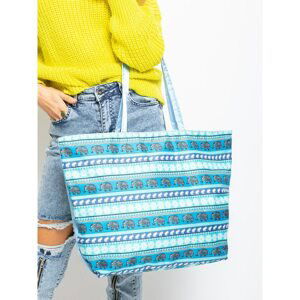 Blue bag with oriental patterns
