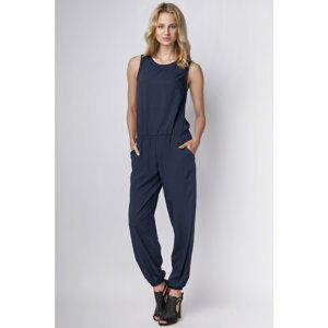 Lanti Woman's Jumpsuit Kb101 Navy Blue