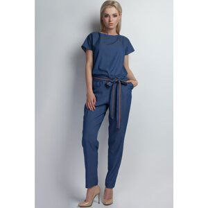 Dámske oblečenie  Lanti Lanti_Jumpsuit_Kb107_Jeans