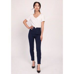 Lanti Woman's Trousers Sd112 Navy Blue