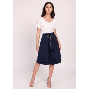 Lanti Woman's Skirt Sp123 Navy Blue
