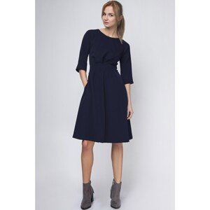 Lanti Woman's Dress Suk122 Navy Blue