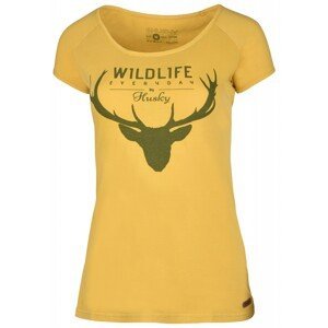Women's T-shirt Deer L cream yellow