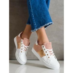 SHELOVET FASHIONABLE LACE-UP SNEAKERS