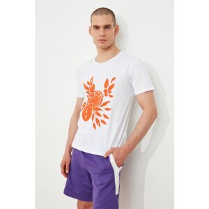 Trendyol White Men's T-Shirt