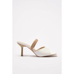 Trendyol White Women's Classic Heeled Shoes