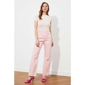 Trendyol Pink High Waist 90's Wide Leg Jeans