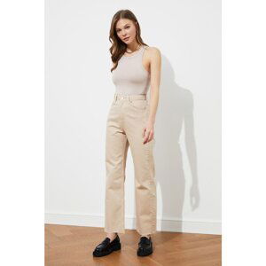 Trendyol Camel High Waist 90's Wide Leg Jeans